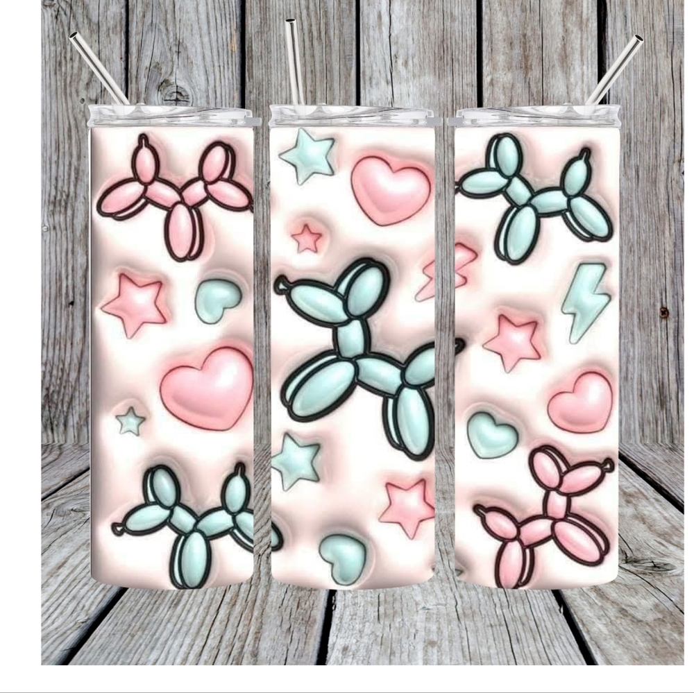 Balloon Animal Pattern  Tumbler